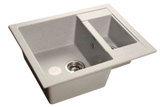 Мойка кухонная GranFest Серая Quadro Q-610 K сер